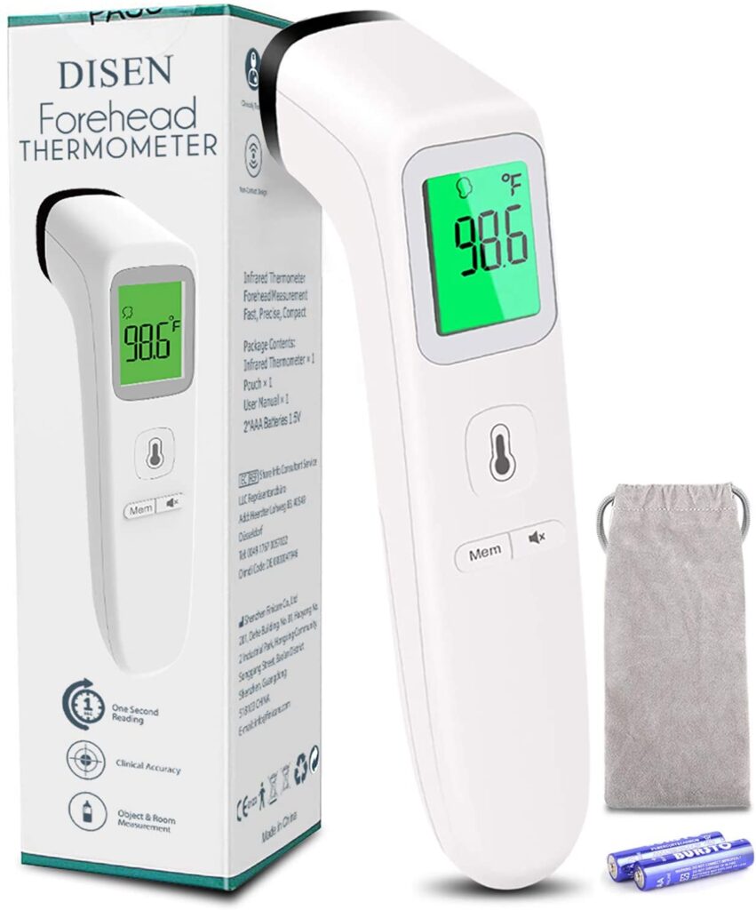 Thermomètre pour bébé sans contact Thermomètre frontal, Thermomètre infrarouge DISEN