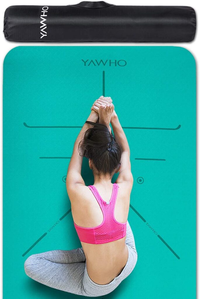 YAWHO Tapis de Yoga Tapis Fitness 